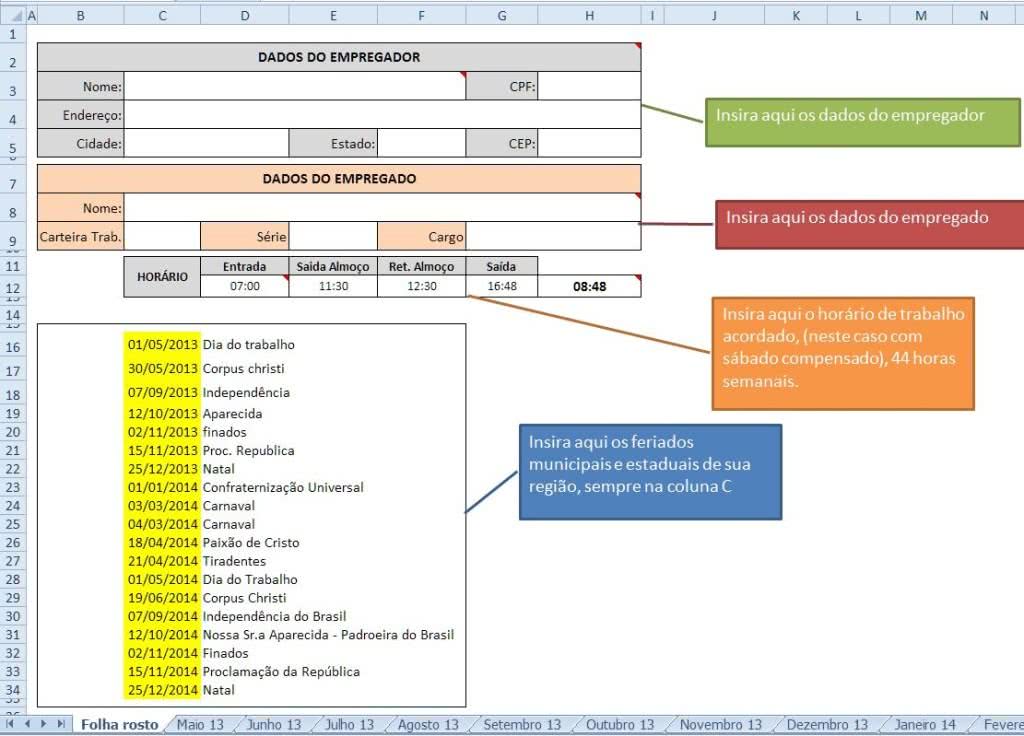  Planilha de Dados