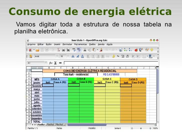 Planilha Controle de Consumo 6