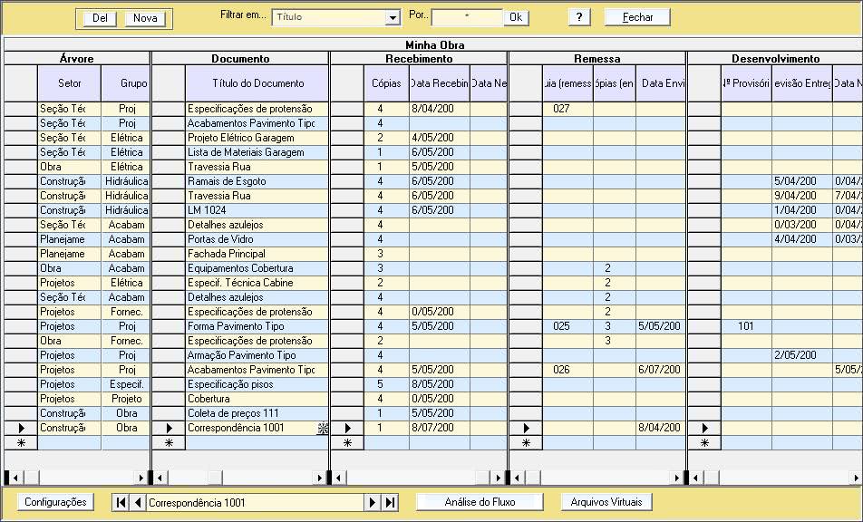 Planilha de Controle de Documentos 2