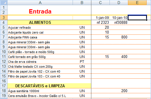 Planilha de Controle de Materiais 4